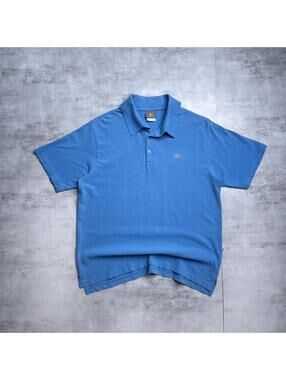 Y2K Lacoste blue polo shirt